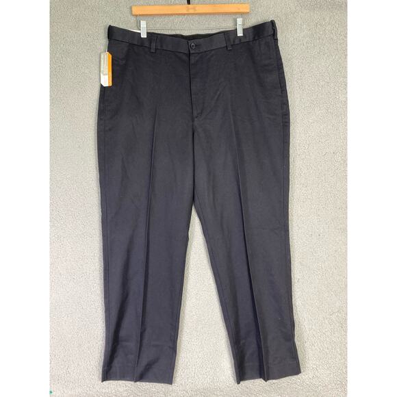 Savane Men's Chino Pants Size 40‎ Blue Straight Leg Wrinkle Free NEW NWT - Picture 8 of 12
